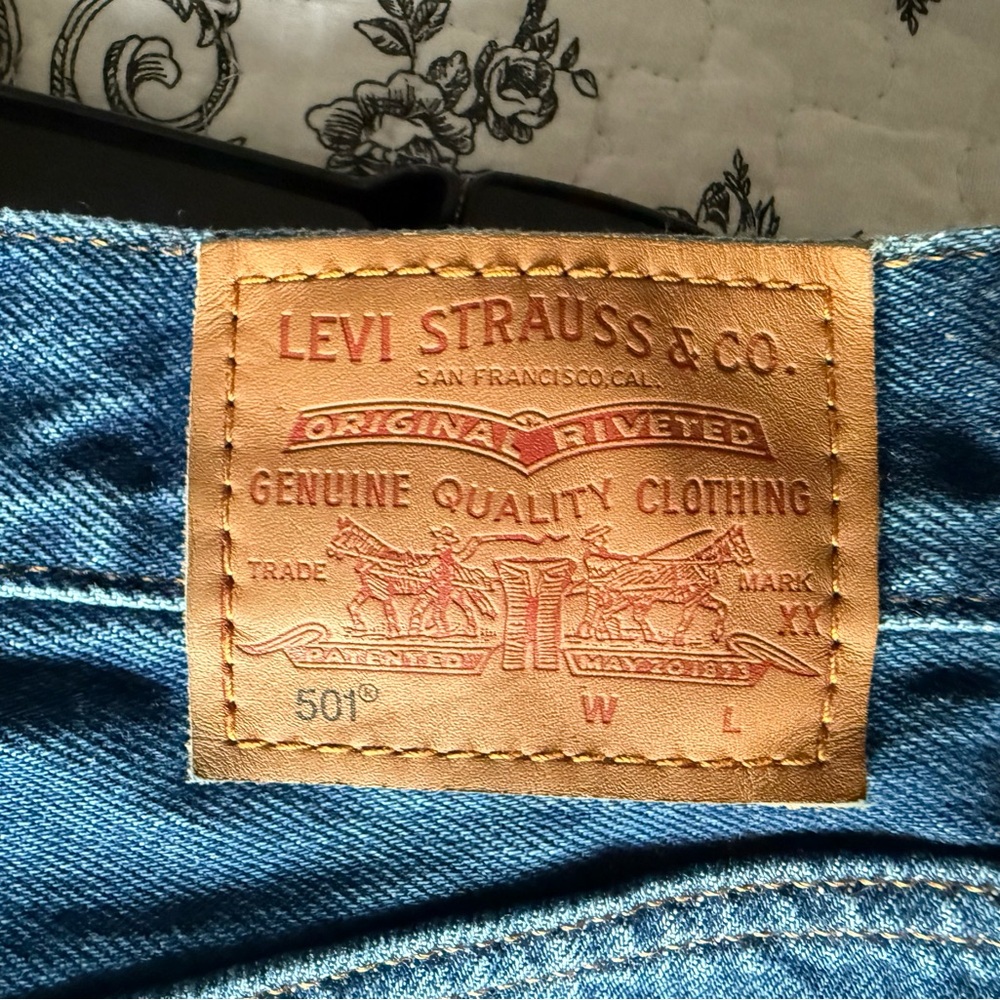 Levi's Blue Boyfriend Jeans